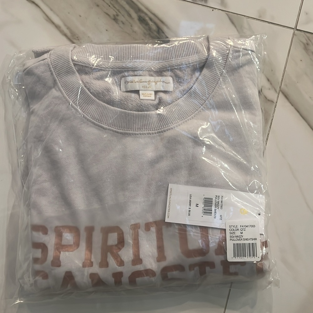 Spiritual Gangster Pullover Mazzy Sweater NWT